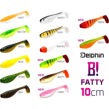 Umělá nástraha Delphin umělá nástraha BOMB! Fatty 10 cm barva: Red Face