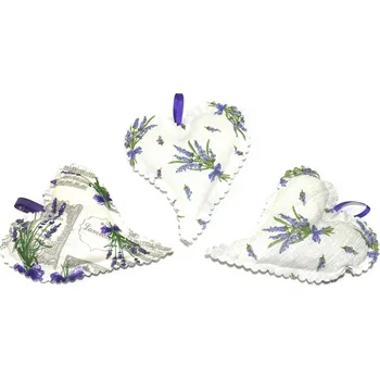 Levandulové srdíčko šikmé mix