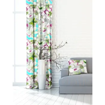 Závěs dekorační nebo látka, OXY Akvarela barevná, 150 cm