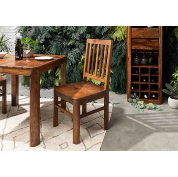 MONTREAL Jídelní židle dřevěná, hnědá, palisandr