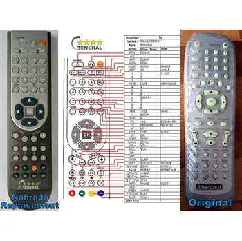 General SILVERCREST KH-6508, KH-6509 - náhradní dálkový ovladač