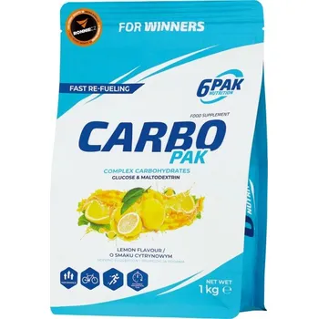 Nápoj pro sportovce 6Pak Nutrition Carbo Pak 1000 g citron