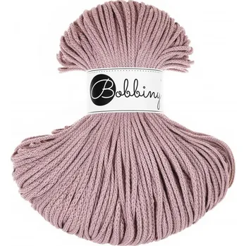 Bobbiny bavlněná šňůra JUNIOR 3mm mauve