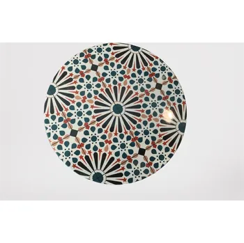 Servírovací podložka pod nádobí, keramická, orient vzor 20 cm