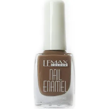 Přípravek na nehty LEMAX Lak na nehty 9ml - čokoládový