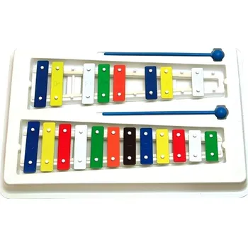 Perkuse Goldon metalofon barevných 20 kamenů