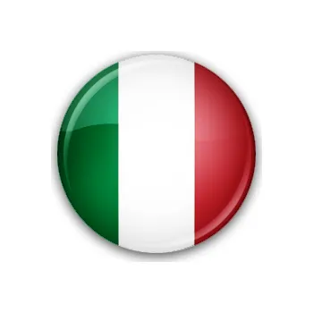 Samolepicí dekorace na vozidlo Amicar Samolepicí vlajka Itálie 55 mm, 3D efekt