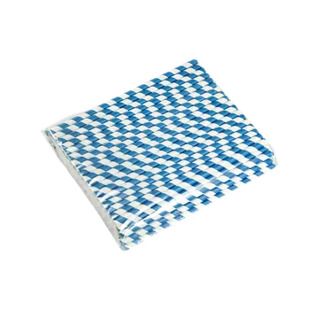 EcoPack Papírové brčko modro-bílé proužky 8/197 mm bal/100 ks