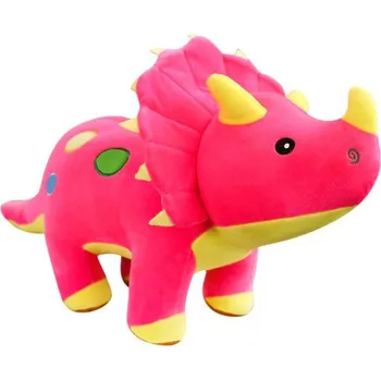 plyšák Čína Plyšový dinosaurus Triceratops 40/55/100 cm Rozměry: 40 cm, Barva: Růžová