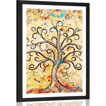 Plakát Dovido Plakát s paspartou symbol stromu života