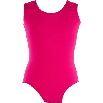 VFstyle Bavlněný gymnastický dres bez rukávu růžový Velikost: 128 Velikost od 122
