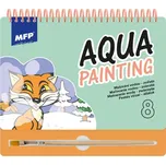 Malování vodou 8A - blok 15x22cm se spirálou 8 listů + štětec