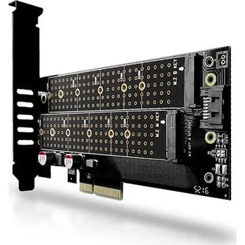 Pouzdro na externí pevný disk Axagon PCEM2-D PCIE NVME+NGFF M.2 ADAPTÉR