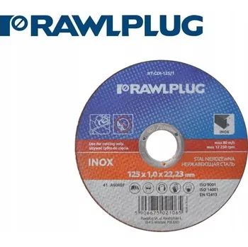 Řezný kotouč RAWLPLUG Kotouč řezný 125x1,0 mm