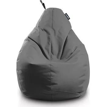 Sedací pytel Sedací vak Hruška šedý