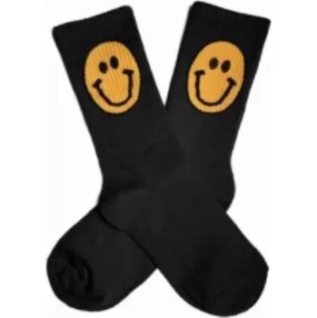 Pánské ponožky Veselé a zábavné ponožky - černé
