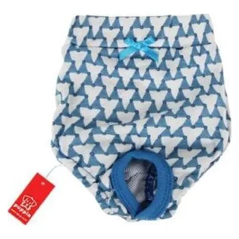 Obleček pro psa Puppia Martina Sanitary hárac. Kalhotky modrá varianta S