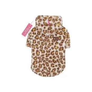Obleček pro psa Pinkaholic mikina Leopup žlutá varianta XL