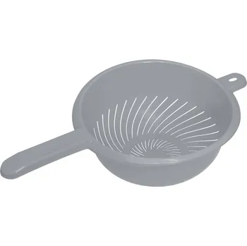 Cedník a síto Cedník d24x11cm s rukoj., sever.šedá, plast