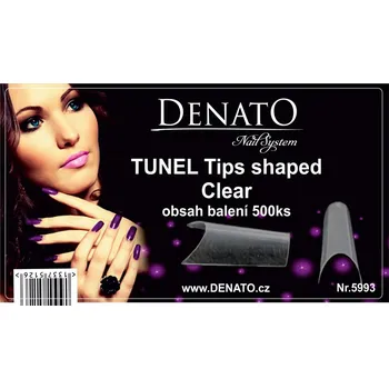 DENATO s.r.o. TUNEL Tips Shaped Clear