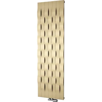 Radiátor Isan Nias žebřík do koupelny 1806/377, 671 W, středové připojení, S09 DNIA18060377SM68-0110 Barva ISAN: Sněhově bílá - struktura S09 (68)