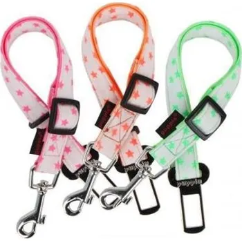 Puppia Cosmic Seatbelt Lead bezpečnostní pás do auta - L varianta oranžová