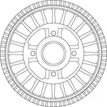 Brzdový buben TRW DB4557MR