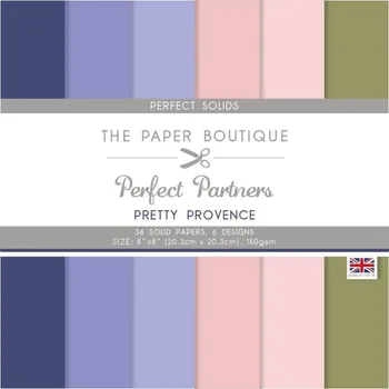 Creative World of Crafts Sada jednostranných papírů 20,3x20,3cm (36ks) - Pretty Provence č.1900