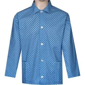 Pánské pyžamo Pánský Pyžamový Kabátek Plátěný FOLTÝN PPK17 Velikost: S, Materiál: Plátno