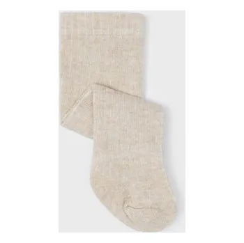 Dětská móda Mayoral Žebrované punčochové kalhoty 9526 béžové Rozměr: 3 měsíce