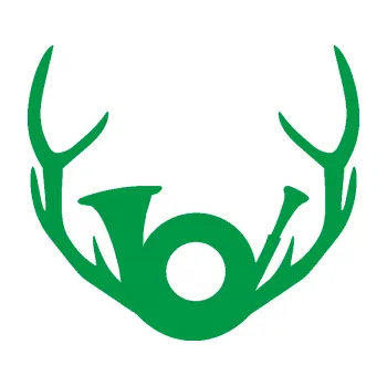 Samolepící dekorace SAMOLEPKA Myslivost 001 levá parohy a lesní roh (12 - zelená) NA AUTO, NÁLEPKA, FÓLIE, POLEP, TUNING, VLASTNÍ TEXT, TISK, AUTOSAMOLEPKY.cz, POLEPY, OBRÁZEK, LOGO, SAMOLEPKY