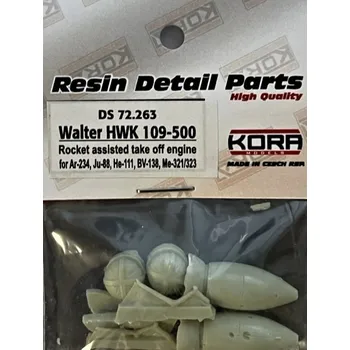 Plastikový model 1/72 Walter HWK 109-500 (for Ar-234,Ju-88,He-111)