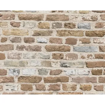 Tapeta Vliesová 3D tapeta hnědá cihla 388293 / Tapety na zeď 38829-3 BOS - battle of style (0,53 x 10,05 m) A.S.Création