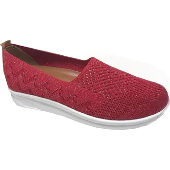 Dámské mokasíny LOOKE dámská vycházková obuv FRANCENE L0438_12 RED Velikost: 40