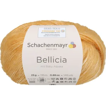 Příze Schachenmayr Bellicia 22 Zlatožlutá (Nadýchaná příze Bellicia 22 Gold)