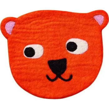 Podsedák Podsedák z ovčí vlny Little bear orange 28cm, Klippan Švédsko