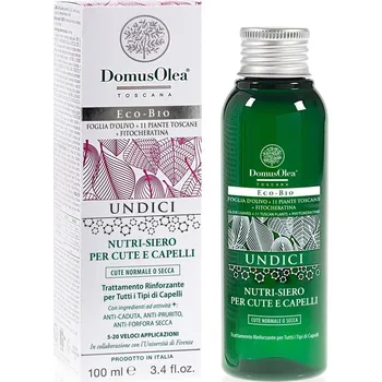 Vlasová regenerace Domus Olea Toscana Nutri-Siero Per Cute E Capelli - Cute Normale O Secca | Vyživující sérum na pokožku a vlasy - normální až suchá 100 ml