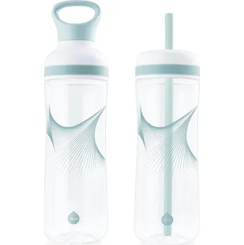 Láhev Plastová BPA free lahev z tritanu na smoothie EQUA Flow 2v1 Wave 800 ml