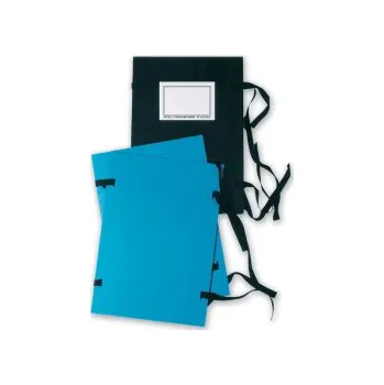 Spisové desky s tkanicí - A4 / černá