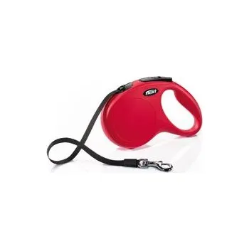 Vodítko pro psa Vodítko FLEXI Classic NEW M pásek 5m/25kg červená