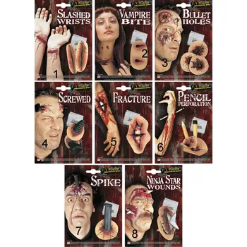 Karnevalový doplněk R-kontakt Speciální efekty s&nbsp;latexovým lepidlem