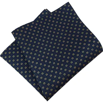 Pánské sako HEDVA ČESKÝ BROKÁT Kapesníček PESh 400 kolečko tm.modrá/žlutá KRB Barevná varianta: modrá