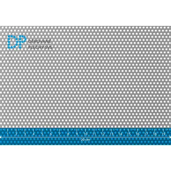 Plech Děrovaný plech Rv 2-4 nerez 1.4301, 2x1000x2000 mm