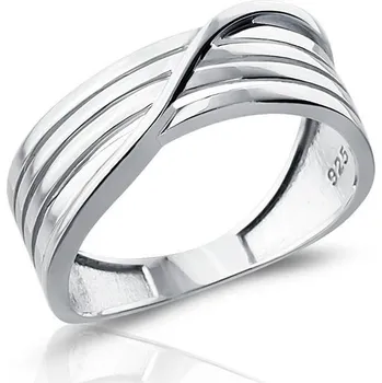 Prsten NUBIS® Stříbrný prsten - velikost 60 - NB-5506-60