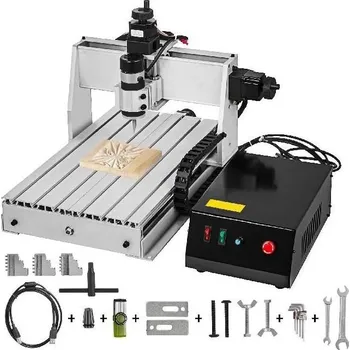Frézka na3D CNC frézka - frézovací obráběcí stroj 3040 / 6040 4 osé CNC Rozměr 6040