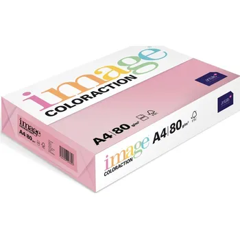 Kancelářský papír Papír kancelářský A4/100 ks starorůžová 80g, 393495 Antalis