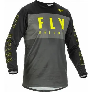 Moto dres Dres F-16 , FLY RACING - USA 2022 dětský (šedá/černá/hi-vis) YL