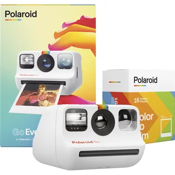 Analogový fotoaparát Polaroid Go E-box bílý