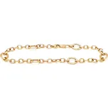 Dámský zlatý náramek se zlatými oky