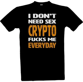 Tričko s potiskem CRYPTO EVERYDAY pánské